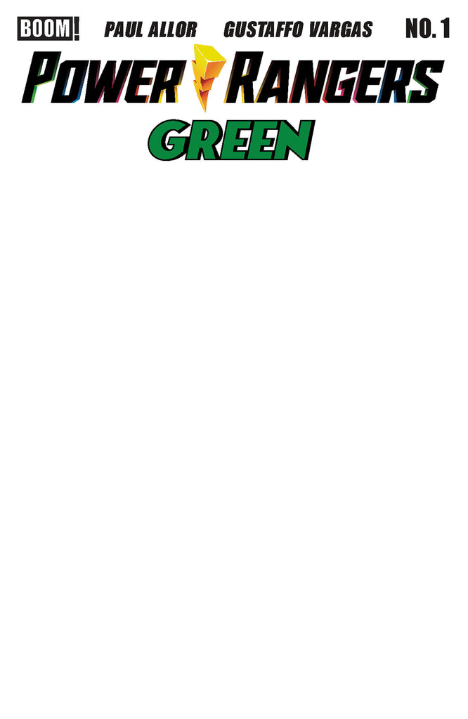 POWER RANGERS GREEN #1 - BLANK (08/05/2026)