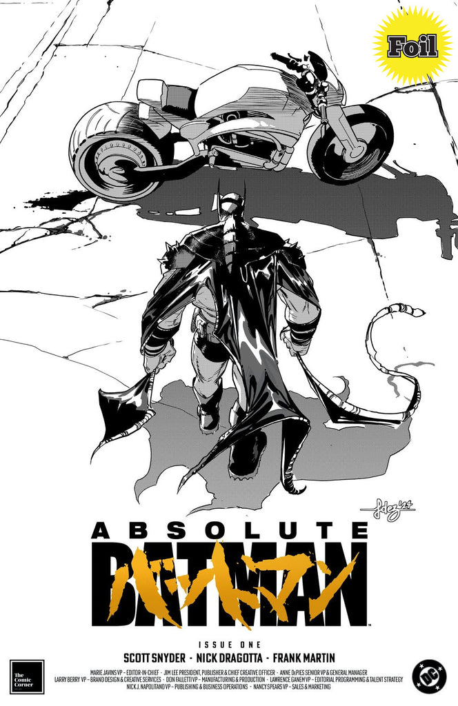 ABSOLUTE BATMAN #1 FOURTH PRINT FOIL JAVIER FERNANDEZ EXCLUSIVE OPTIONS