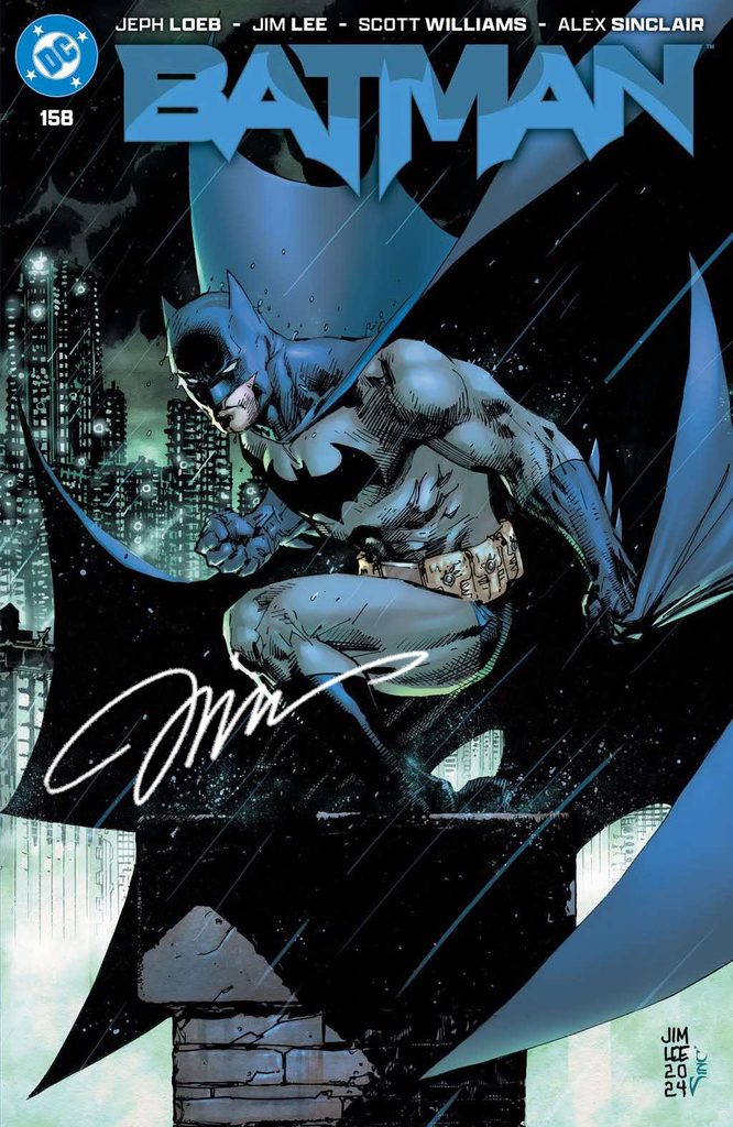 BATMAN #158 JIM LEE SIGNED EXCLUSIVE OPTIONS