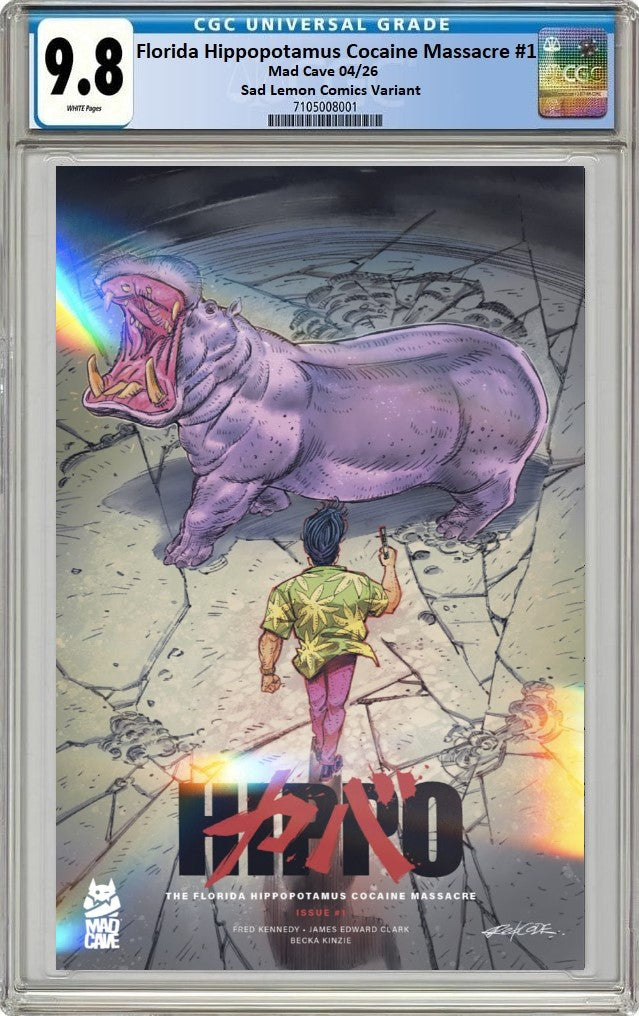 FLORIDA HIPPOPOTAMUS COCAINE MASSACRE #1 REDCODE EXCLUSIVE