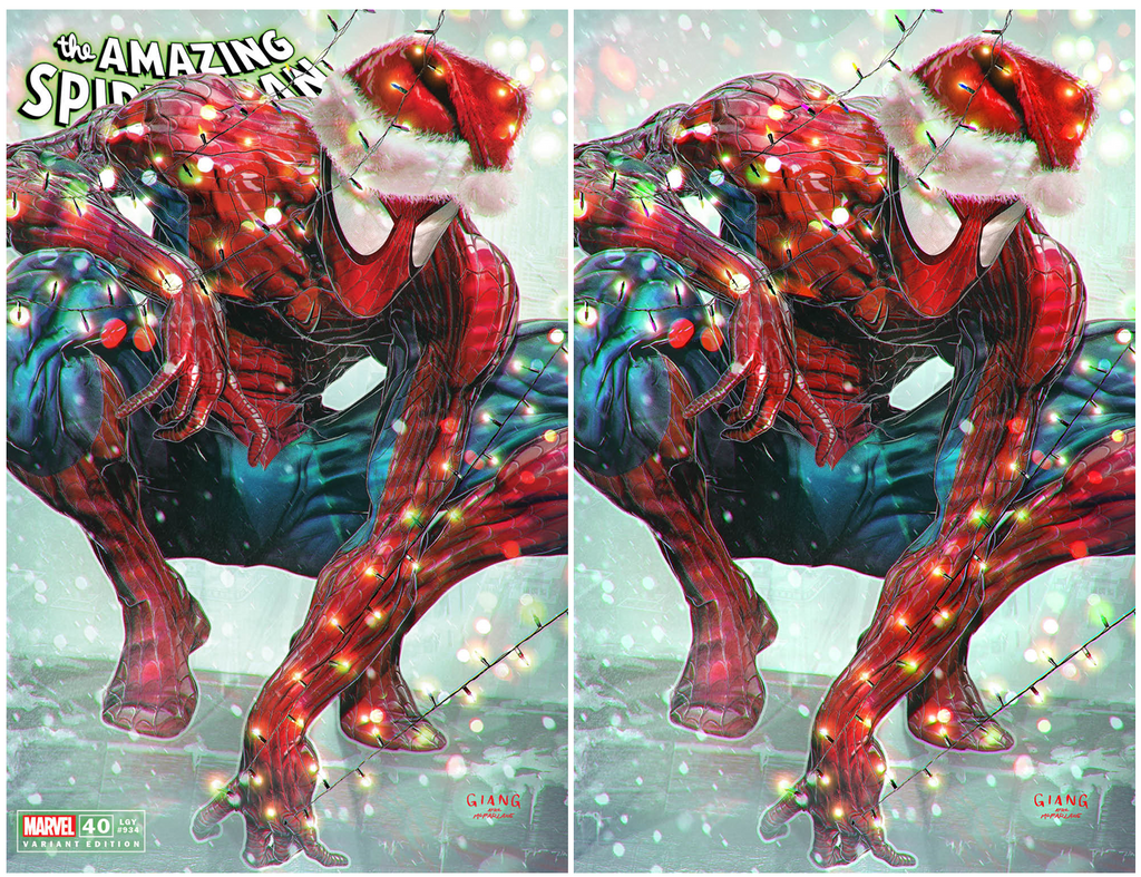 AMAZING SPIDER-MAN #40 JOHN GIANG CHRISTMAS EXCLUSIVE OPTIONS
