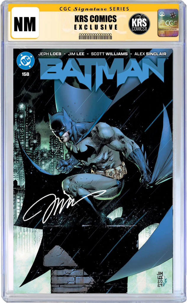 BATMAN #158 JIM LEE SIGNED EXCLUSIVE OPTIONS