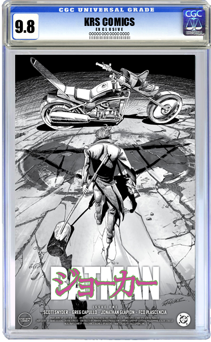 BATMAN NEW 52 #1 REDCODE “B&W” MEGACON EXCLUSIVE OPTIONS