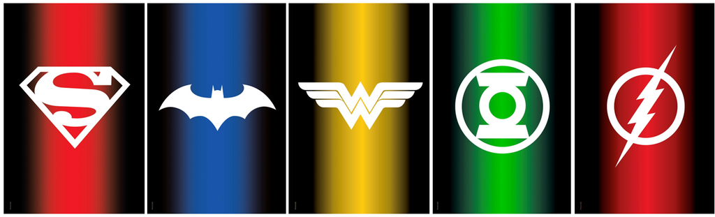 JUSTICE LEAGUE NYCC FOIL SET EXCLUSIVE