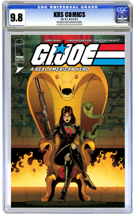 GI JOE A REAL AMERICAN HERO #301 MAX DUNBAR EXCLUSIVE OPTIONS