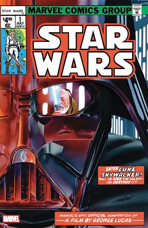 STAR WARS #1 2025 FACSIMILE MIKE MAYHEW EXCLUSIVE OPTIONS