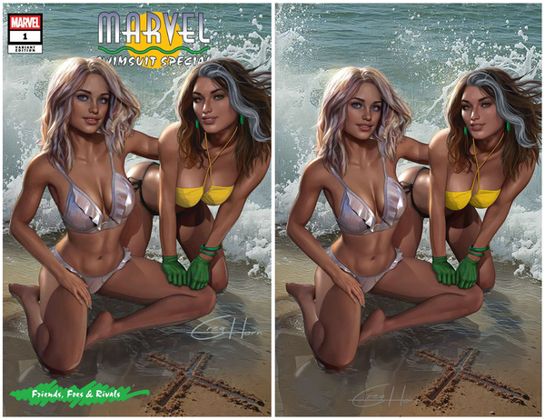 MARVEL SWIMSUIT SPECIAL #1 GREG HORN EXCLUSIVE OPTIONS – KRS