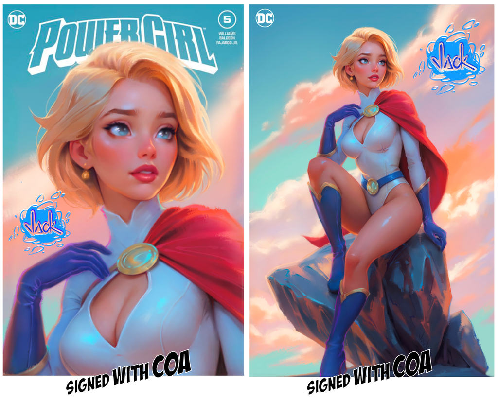 POWER GIRL #5 WILL JACK EXCLUSIVE OPTIONS