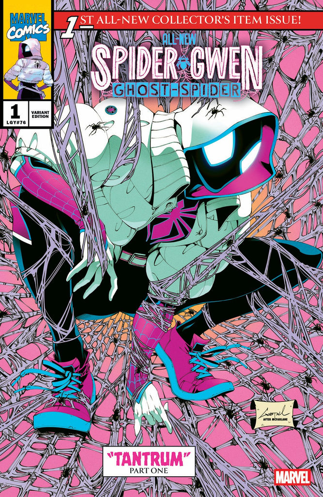 SPIDER-GWEN GHOST SPIDER #1 GODTAIL NYCC EXCLUSIVE OPTIONS