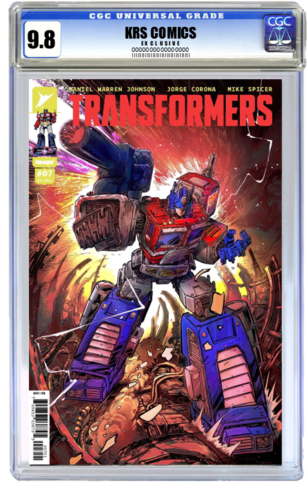 TRANSFORMERS #7 REDCODE EXCLUSIVE OPTIONS