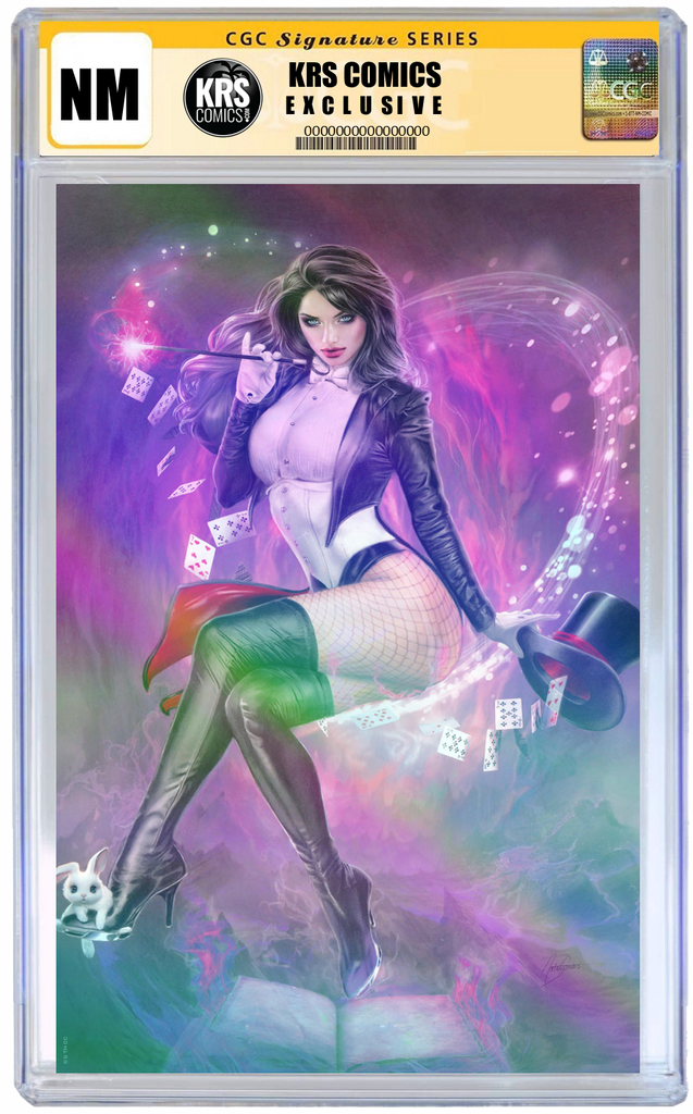 KNIGHT TERRORS ZATANNA #1 (OF 2) NATALI SANDERS FOIL EXCLUSIVE OPTIONS