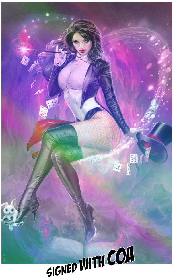 KNIGHT TERRORS ZATANNA #1 (OF 2) NATALI SANDERS FOIL EXCLUSIVE OPTIONS