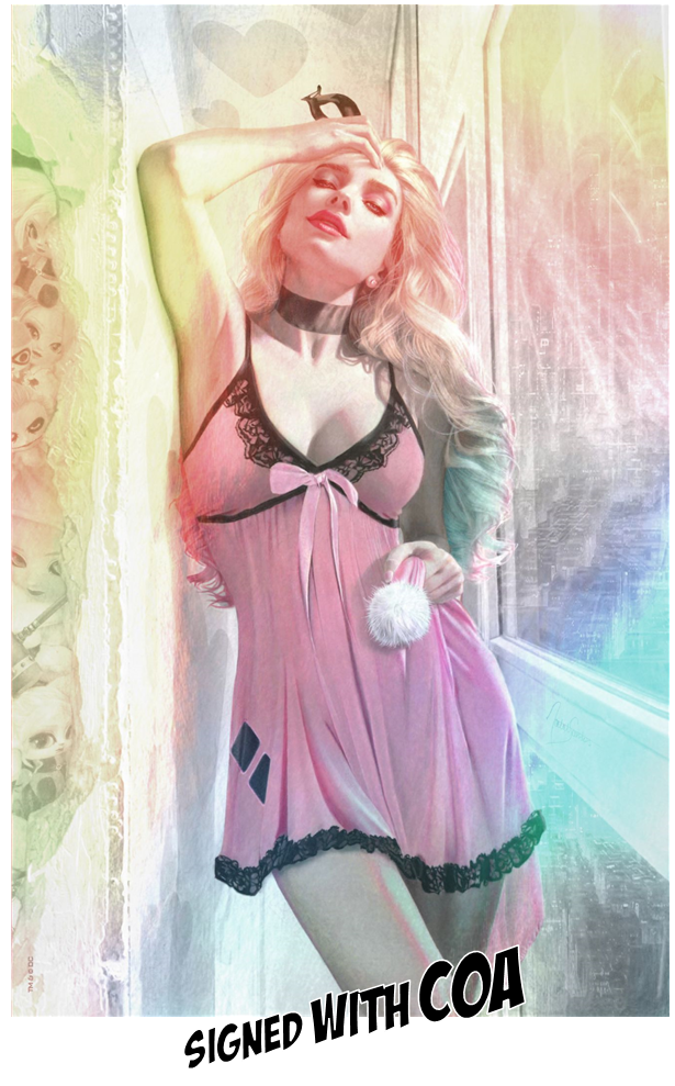 HARLEY QUINN #29 NATALI SANDERS PHILLY FAN EXPO FOIL EXCLUSIVE OPTIONS