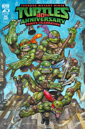 Teenage Mutant Ninja Turtles: 40th Anniversary Comics Celebration Variant B (Bisley) (07/10/2024)