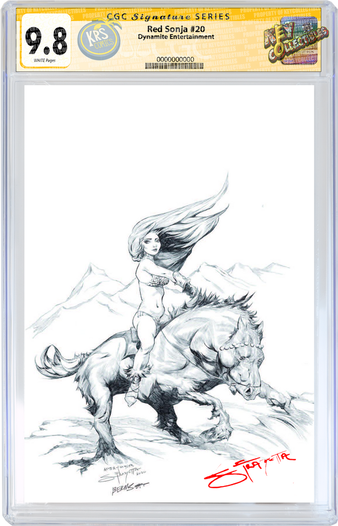 RED SONJA #20 SARA FRAZETTA SKETCH VARIANT OPTIONS