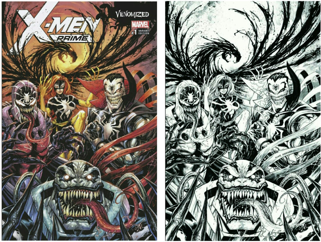 X-MEN PRIME #1 WONDERCON EXCLUSIVE TYLER KIRKHAM VENOMIZED VARIANTS