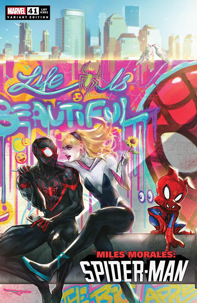 MILES MORALES #41 IVAN TAO "LIFE IS BEAUTIFUL" EXCLUSIVE OPTIONS