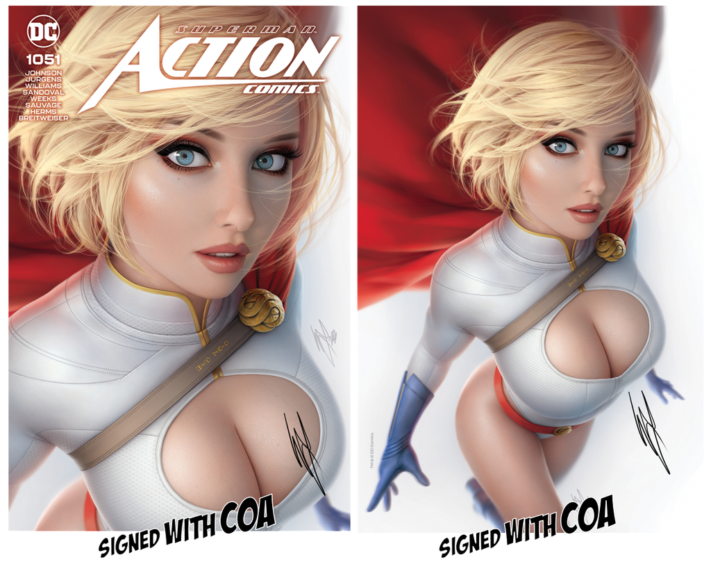 ACTION COMICS #1051 WARREN LOUW EXCLUSIVE OPTIONS