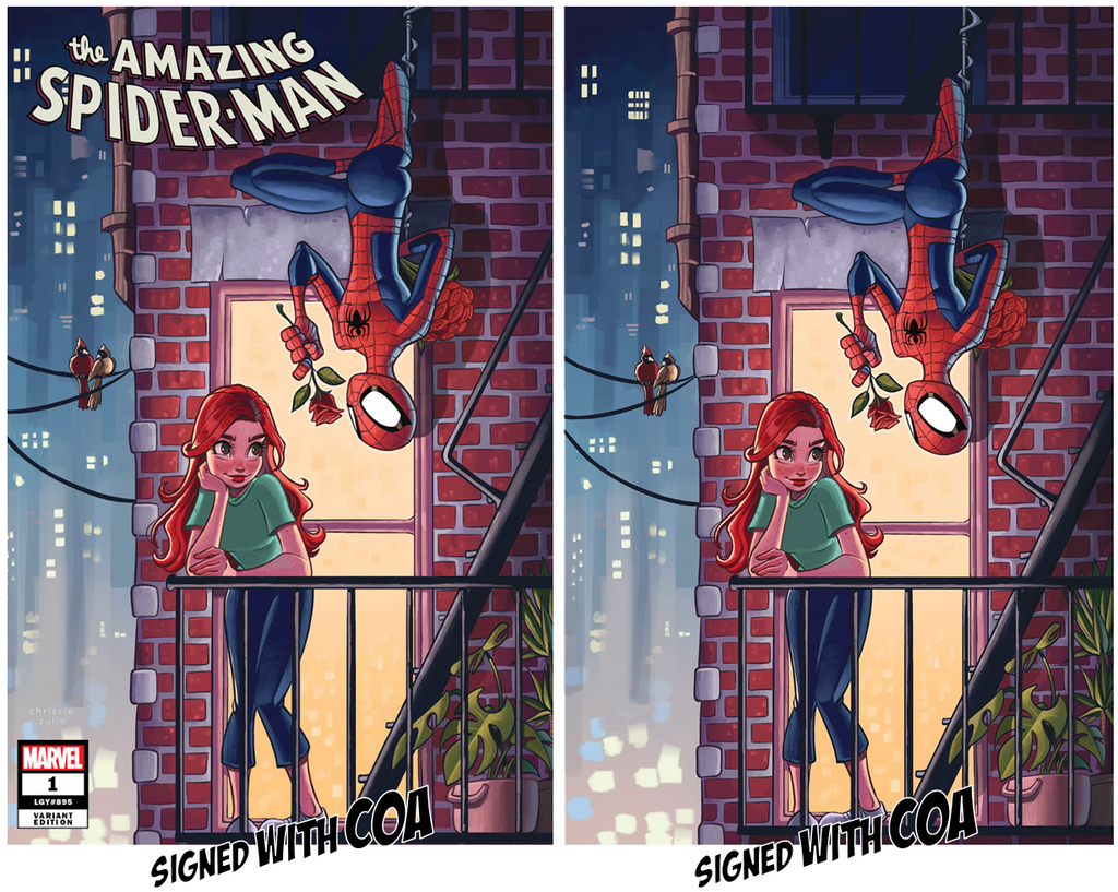 AMAZING SPIDER-MAN #1 CHRISSIE ZULLO EXCLUSIVE OPTIONS