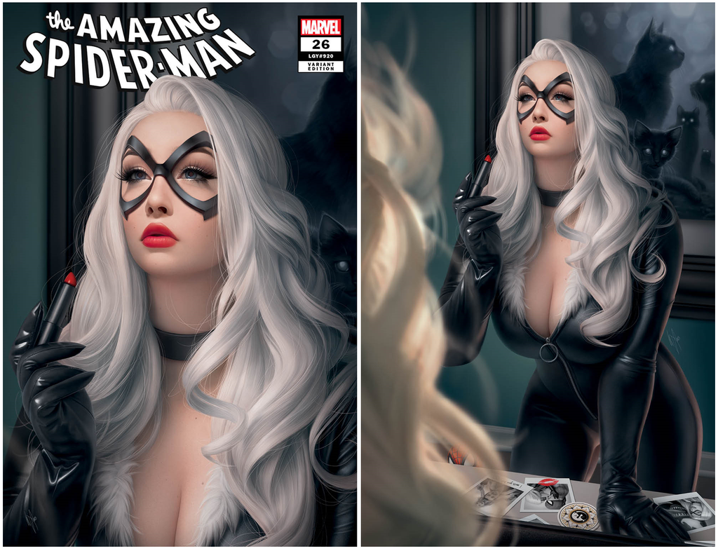 AMAZING SPIDER-MAN #26 WARREN LOUW EXCLUSIVE OPTIONS