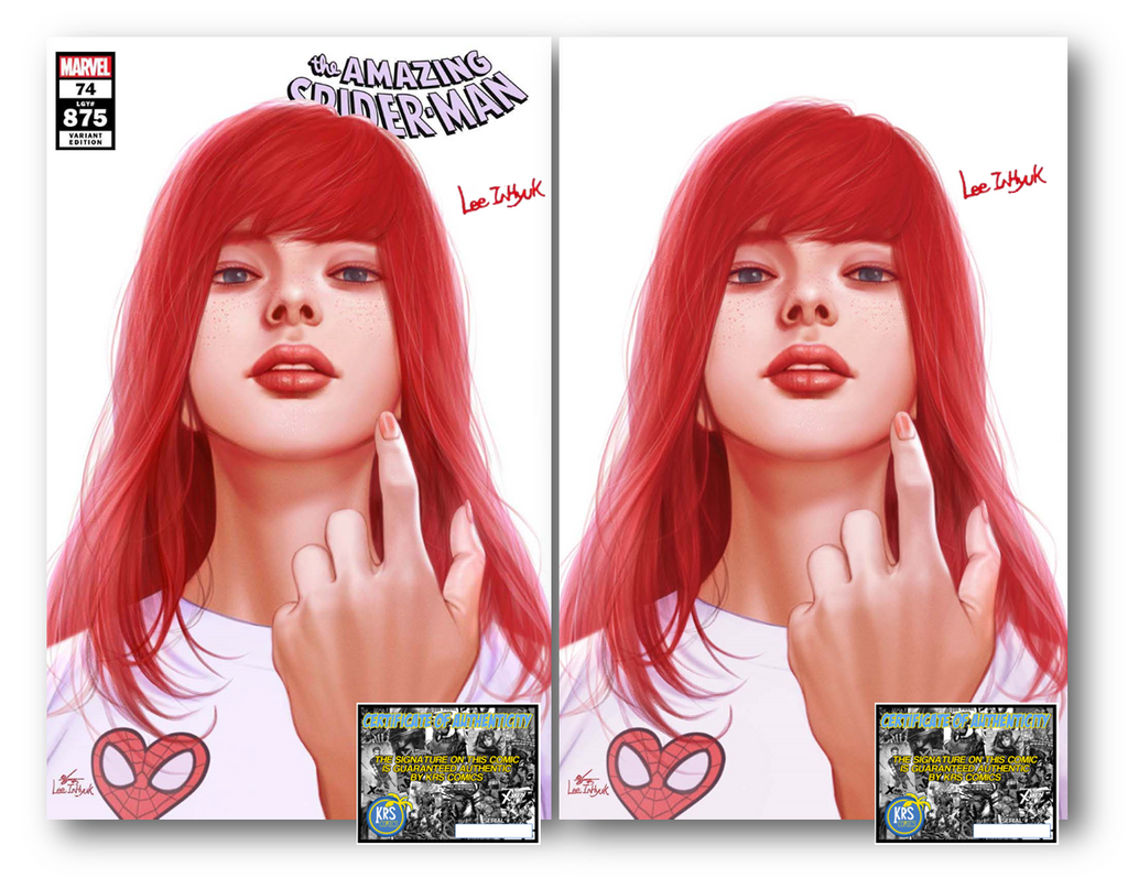 AMAZING SPIDER-MAN #74/#875 INHYUK LEE EXCLUSIVE OPTIONS