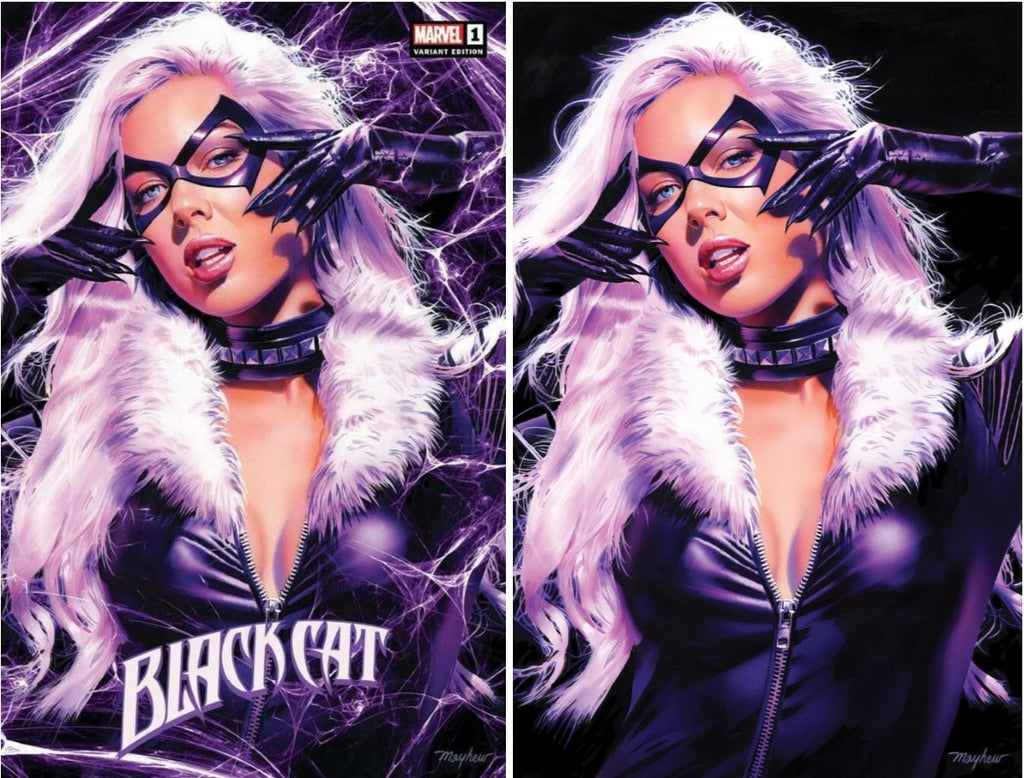 BLACK CAT #1 MIKE MAYHEW VARIANTS
