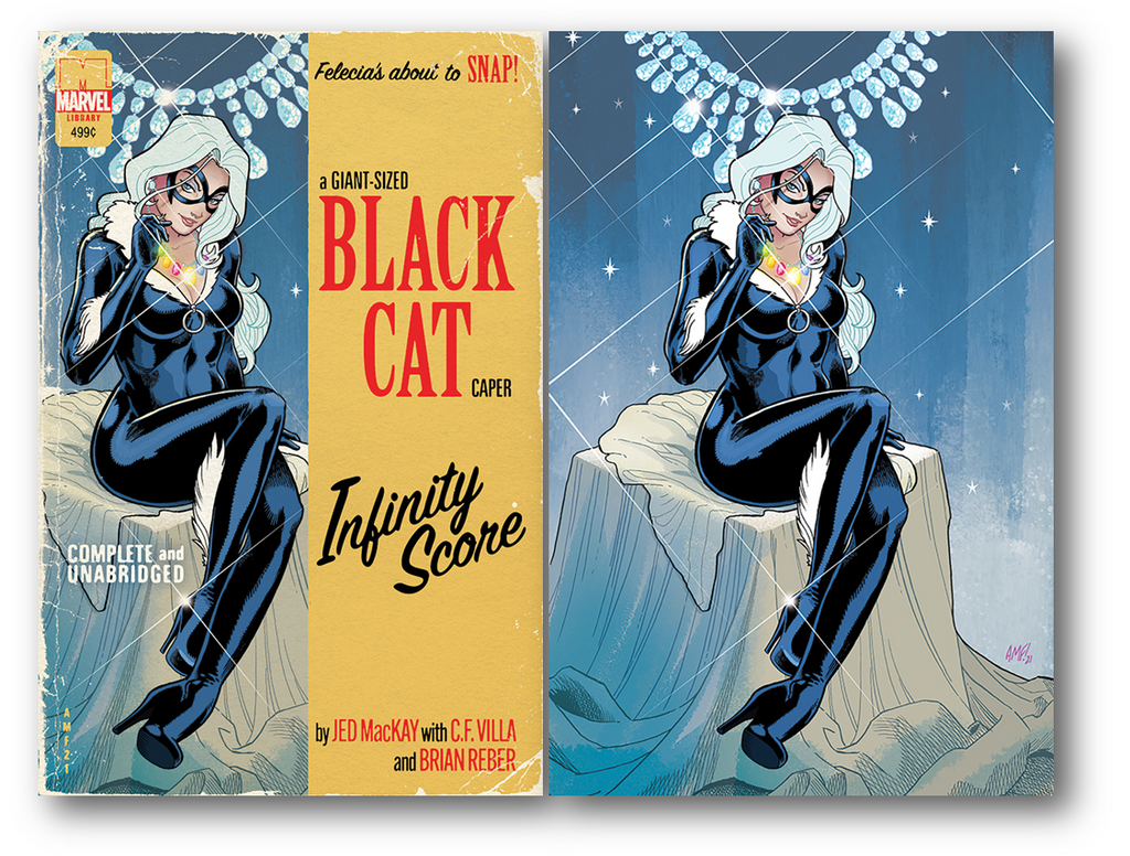 GIANT-SIZE BLACK CAT INFINITY SCORE #1 TONY FLEECS EXCLUSIVE OPTIONS