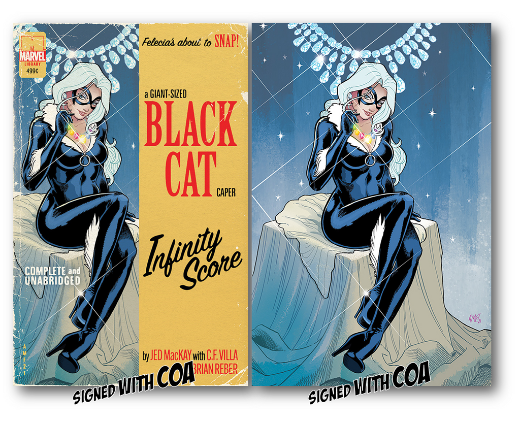 GIANT-SIZE BLACK CAT INFINITY SCORE #1 TONY FLEECS EXCLUSIVE OPTIONS
