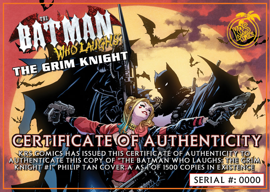 BATMAN WHO LAUGHS THE GRIM KNIGHT #1 PHILIP TAN VARIANTS
