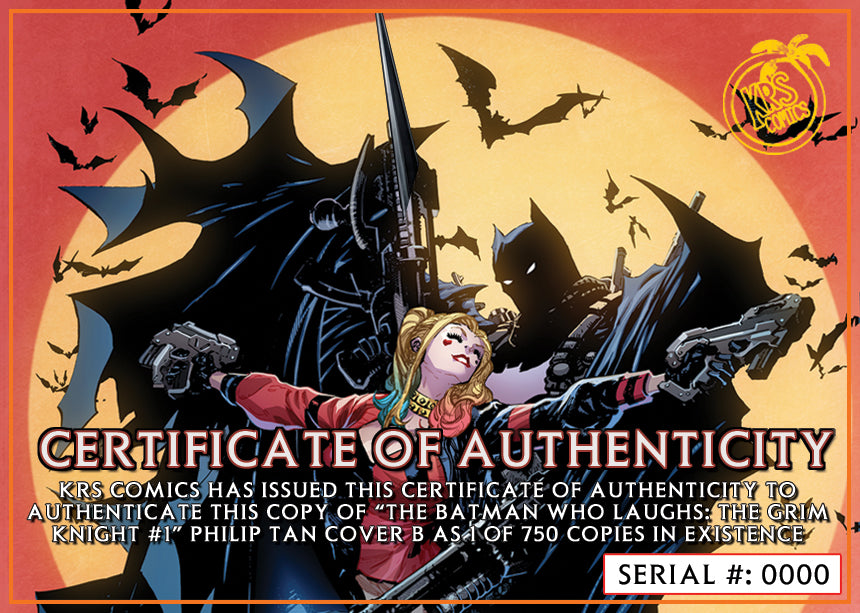 BATMAN WHO LAUGHS THE GRIM KNIGHT #1 PHILIP TAN VARIANTS