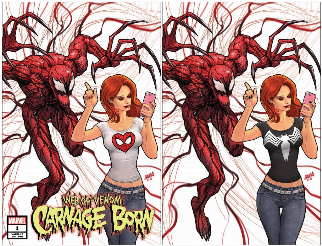 WEB OF VENOM CARNAGE BORN #1 DAVID NAKAYAMA VARIANTS