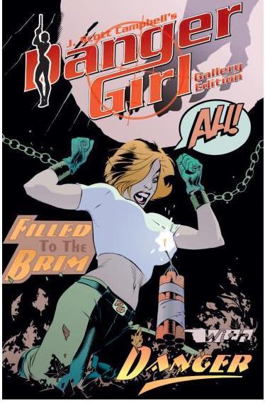 DANGER GIRL GALLERY EDITION KRS COMICS SAN DIEGO CONVENTION EXCLUSIVES