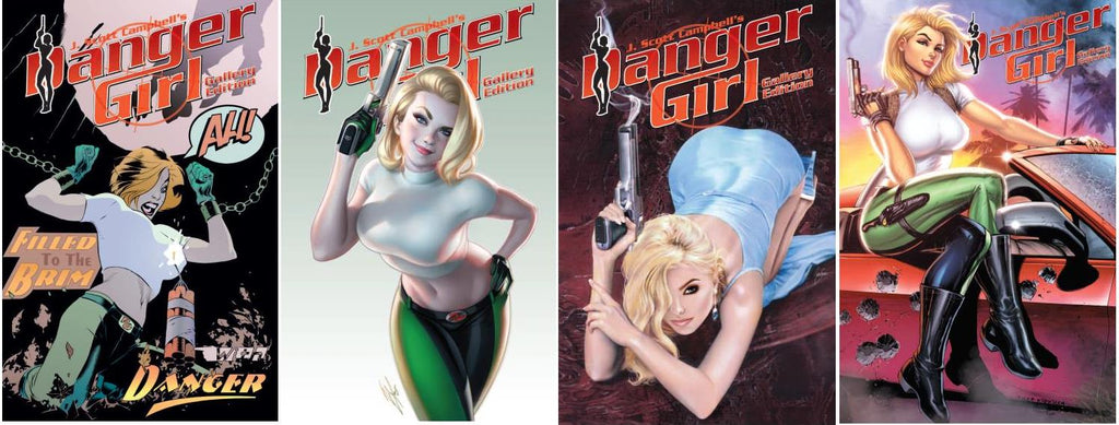 DANGER GIRL GALLERY EDITION KRS COMICS SAN DIEGO CONVENTION EXCLUSIVES