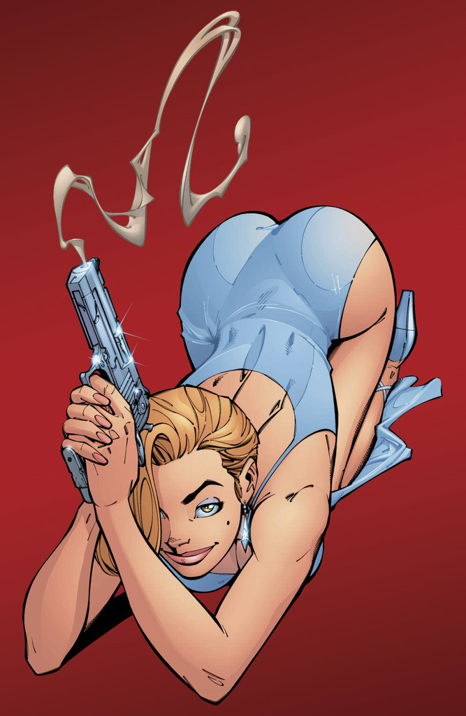 J SCOTT CAMPBELL DANGER GIRL 20TH ANNIVERSARY SMOKING GUN VARIANT