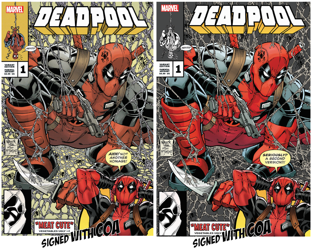DEADPOOL #1 TODD NAUCK ANTI-HOMAGE EXCLUSIVE OPTIONS