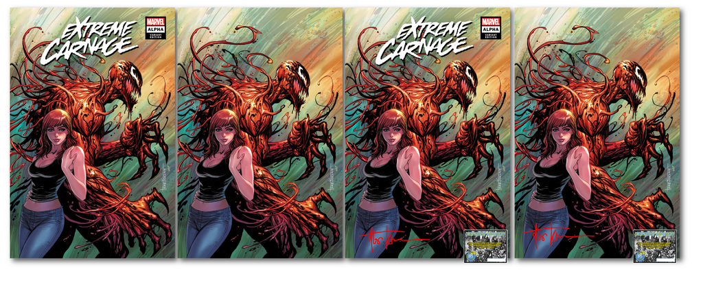 EXTREME CARNAGE ALPHA #1 TYLER KIRKHAM VARIANT OPTIONS