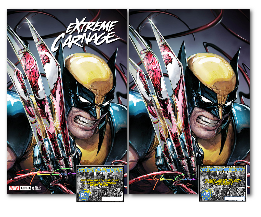 EXTREME CARNAGE ALPHA #1 CLAYTON CRAIN VARIANT OPTIONS