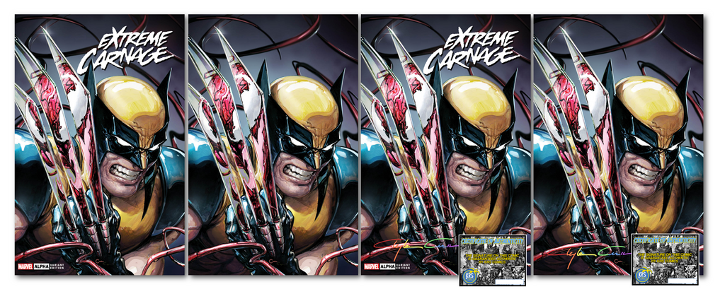 EXTREME CARNAGE ALPHA #1 CLAYTON CRAIN VARIANT OPTIONS