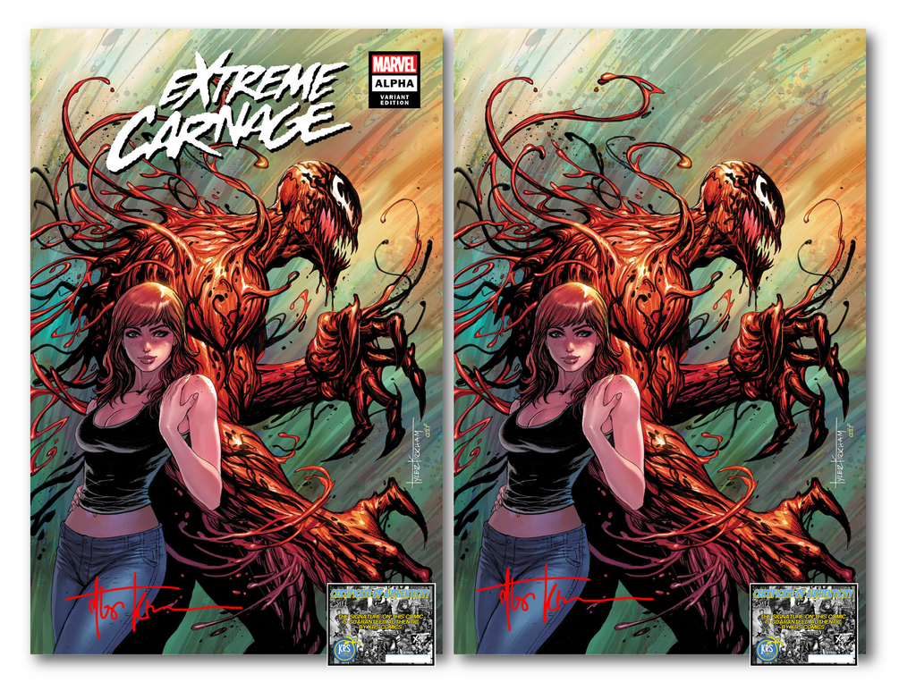 EXTREME CARNAGE ALPHA #1 TYLER KIRKHAM VARIANT OPTIONS