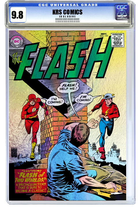 FLASH #123 FOIL MEGACON EXCLUSIVE OPTIONS