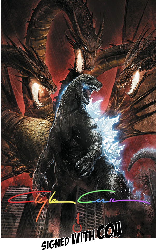 GODZILLA RIVALS VS KING GHIDORAH ONESHOT #1 CLAYTON CRAIN EXCLUSIVE OPTIONS