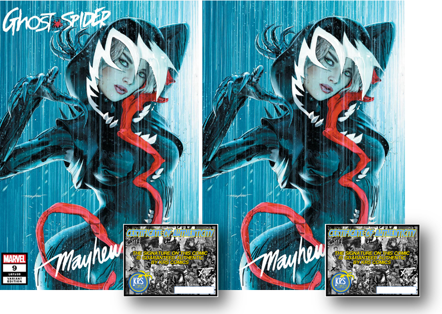 GHOST-SPIDER #9 MIKE MAYHEW VARIANT OPTIONS