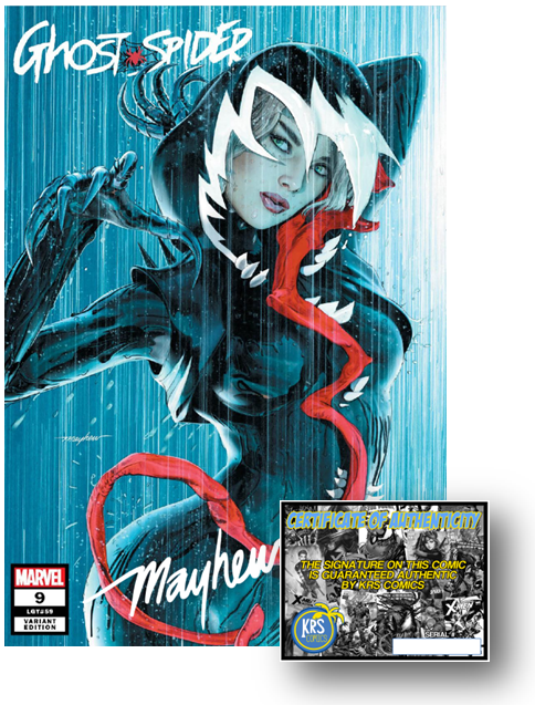 GHOST-SPIDER #9 MIKE MAYHEW VARIANT OPTIONS