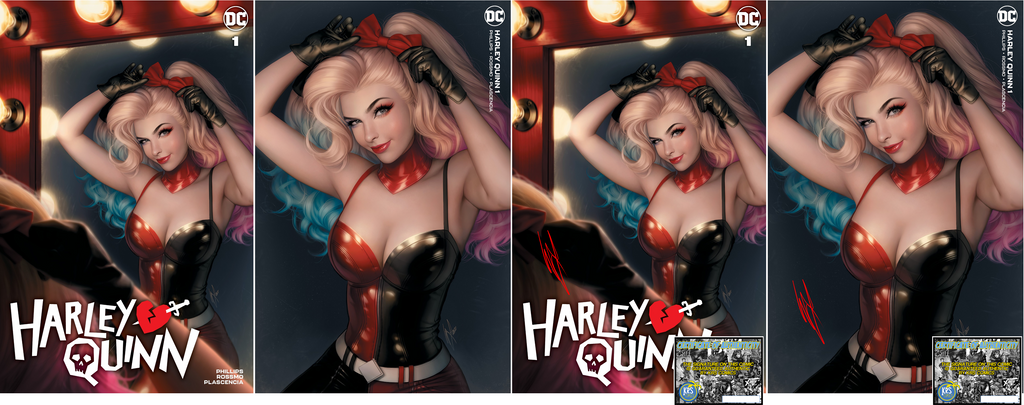 HARLEY QUINN #1 WARREN LOUW VARIANT OPTIONS