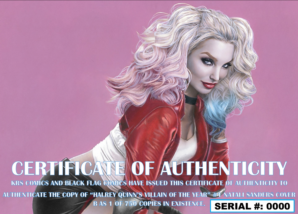 HARLEY QUINN VILLAIN OF THE YEAR #1 NATALI SANDERS VARIANT OPTIONS
