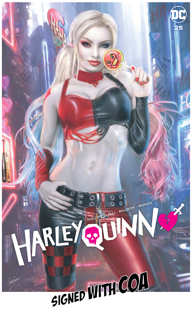 HARLEY QUINN #25 NATALI SANDERS EXCLUSIVE OPTIONS