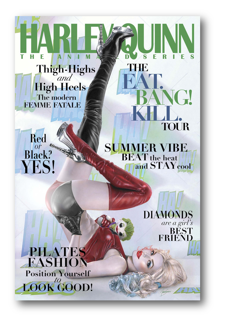 HARLEY QUINN EAT BANG KILL #1 NYCC NATALI SANDERS EXCLUSIVE