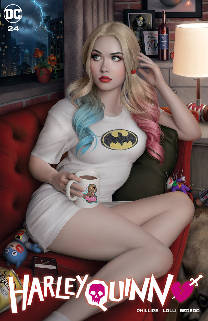HARLEY QUINN #24 WARREN LOUW EXCLUSIVE OPTIONS