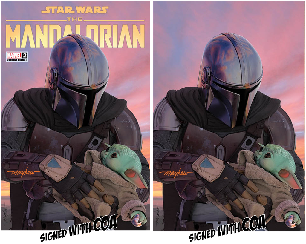 STAR WARS MANDALORIAN #2 MIKE MAYHEW EXCLUSIVE OPTIONS