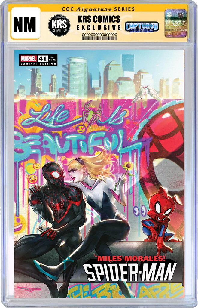 MILES MORALES #41 IVAN TAO "LIFE IS BEAUTIFUL" EXCLUSIVE OPTIONS